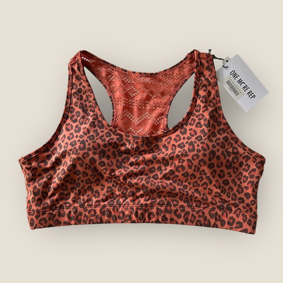 ZYIA Other - ZYIA Active Orange Leopard Bomber Sports Bra RC (XXL)